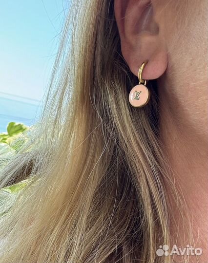 Серьги Louis Vuitton оригинал