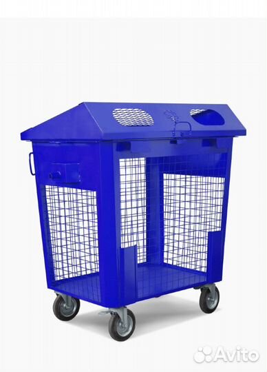 Контейнер для раздельного сбора мусора сетчатый