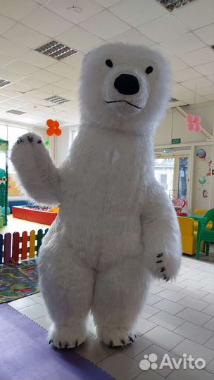 Белый мишка поздравление