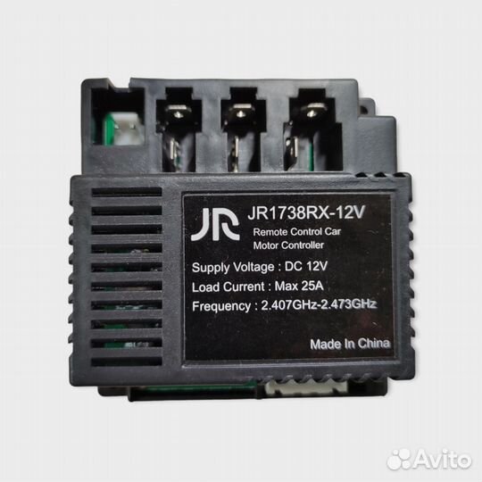 Контроллер 12V 4WD 2.4G JR1738RX для электромобиля