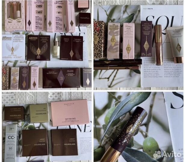 Rose inc, charlotte tilbury, hourglass