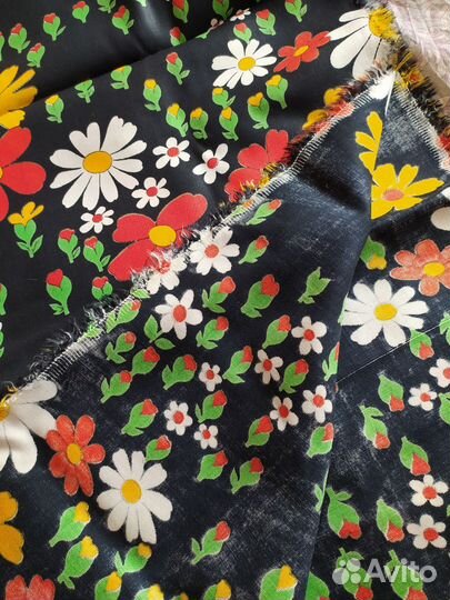 Отрез ткани хлопок СССР