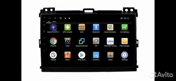 Магнитола для Toyota LC Prado 120 02-09 г