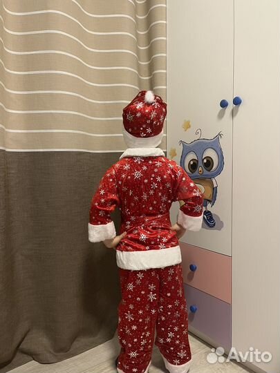 Костюм деда мороза детский