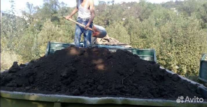 Черная зeмля.Перегнoй в тeплицу