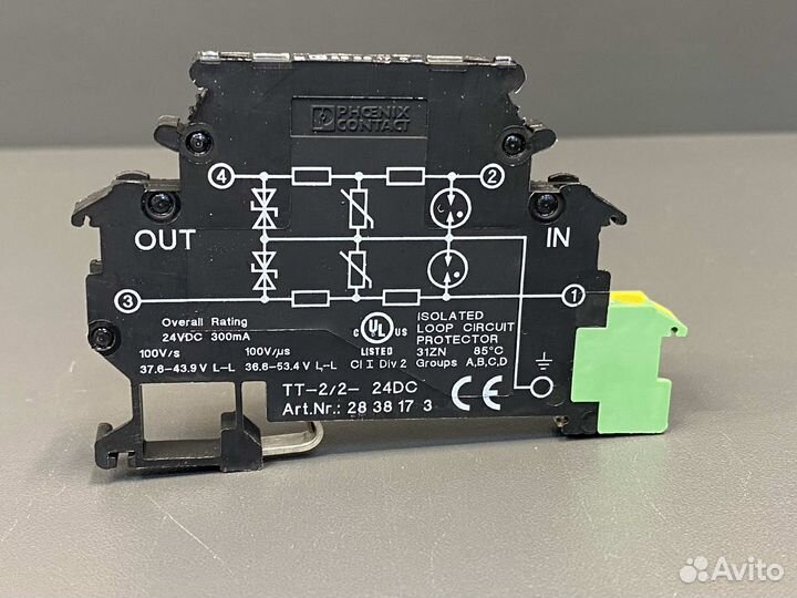 Phoenix contact 2838173 TT-2 2- 24DC новое, 10 шт