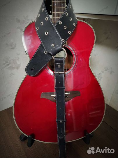 Ремень для гитары, кожа