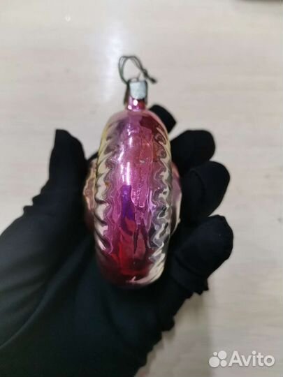 Ёлочная игрушка СССР Солнце (Ч)