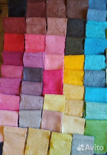 Вата окрашенная для изготовления игрушек, льняная