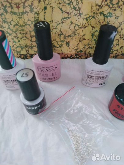 Гель лак для ногтей набором