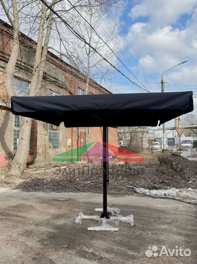 Уличный зонт на центральной опоре доставка