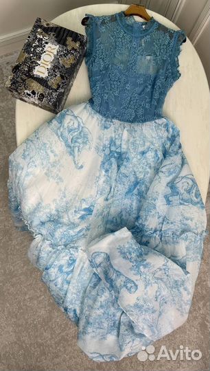 Платье Christian Dior тренд сезон 2024