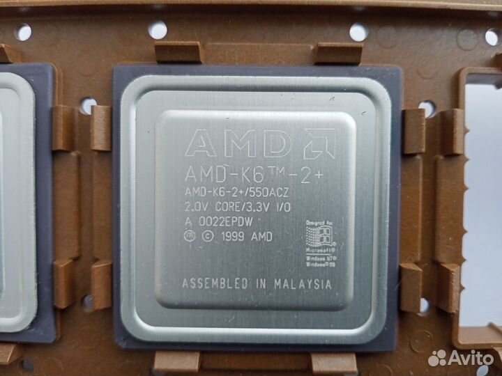Ретро процессоры AMD K6/ K6-2/ K6-2+/ K6-3/ K6-3+