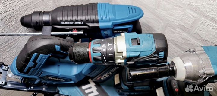 Набор аккумуляторного инструмента Makita 5в1