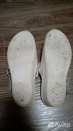 Сабо женские 38 размер натуральная кожа