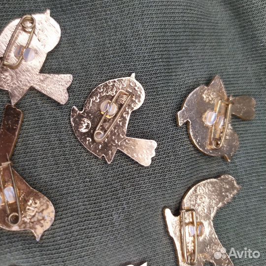 Значки СССР Птицы