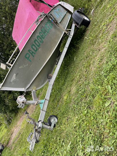 Лодка Казанка с прицепом