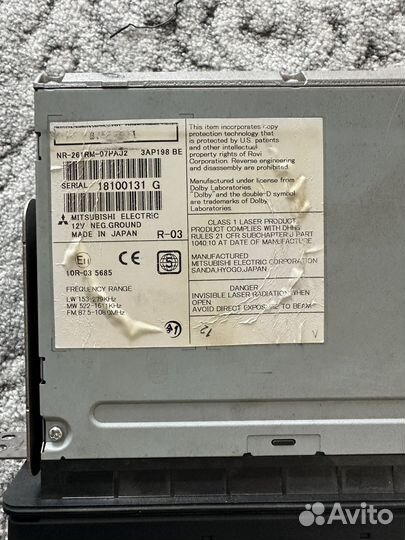 Автомагнитола на паджеро 4 оригинал