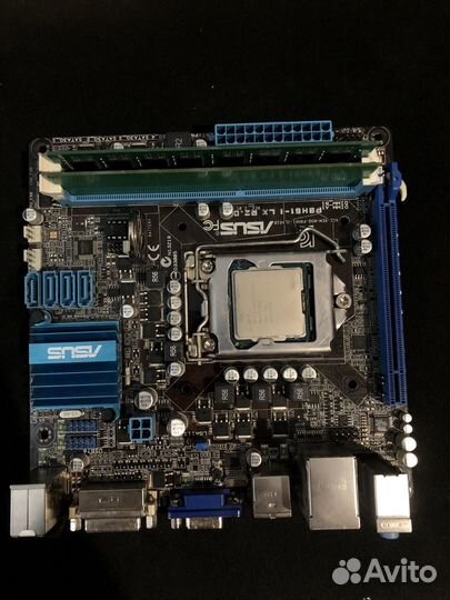 Материнская плата с процессором и оперотивкой