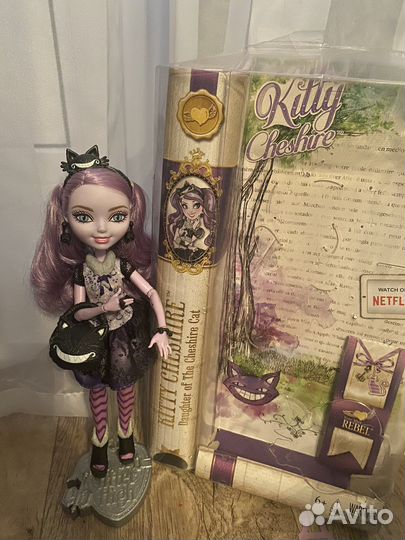 Кукла эвер афтер хай ever after high китти чешир