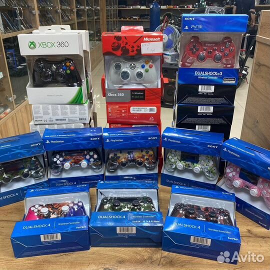 Геймпады на игровые приставки Playstation и Xbox