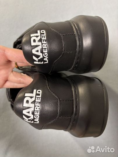 Кеды кроссовки Karl Lagerfeld Кожа Оригинал