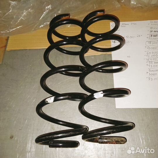 Пружина задняя mazda 6 gg