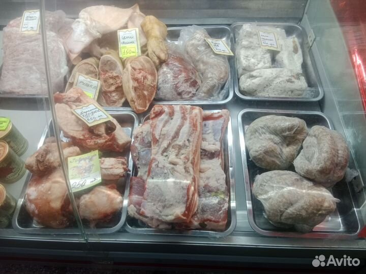 Мясной магазин продажа мяса в тушах полутушах