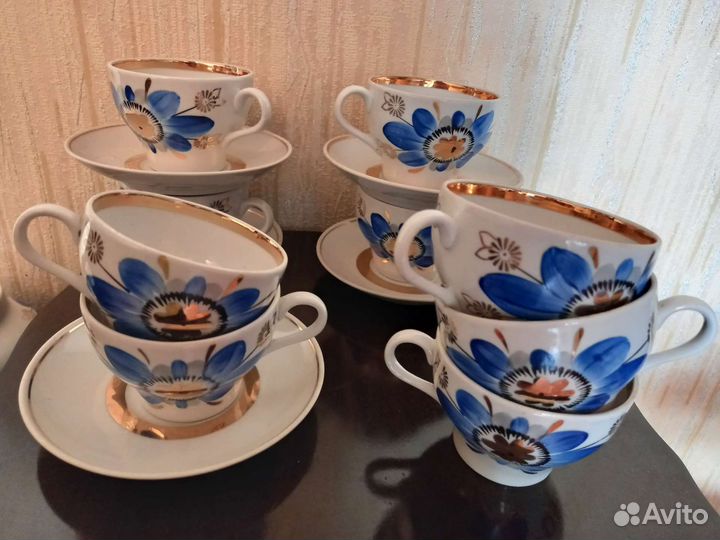 Чайный сервиз СССР винтаж