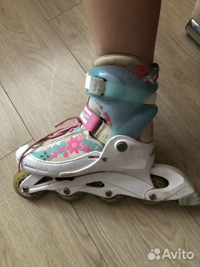 Роликовые коньки с регулировкоц 35-39