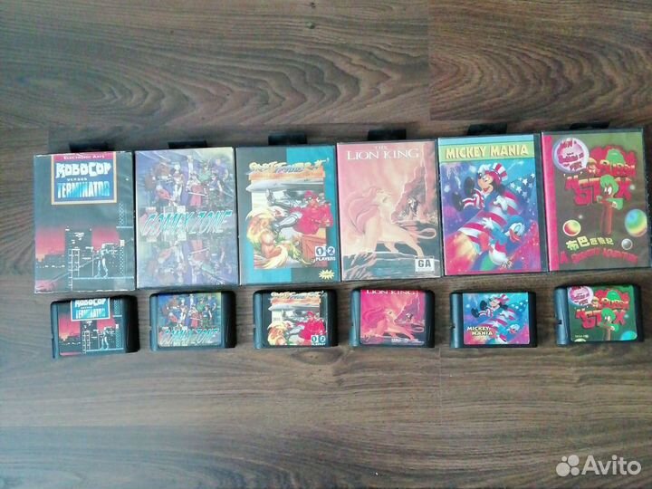 Картриджи 90-х годов sega mega drive2, бигбоксы