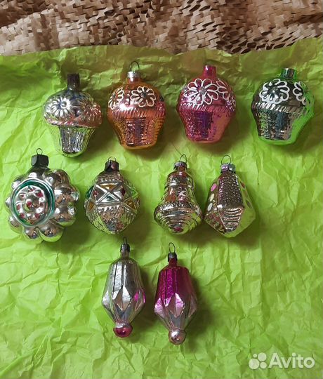 Елочные игрушки СССР