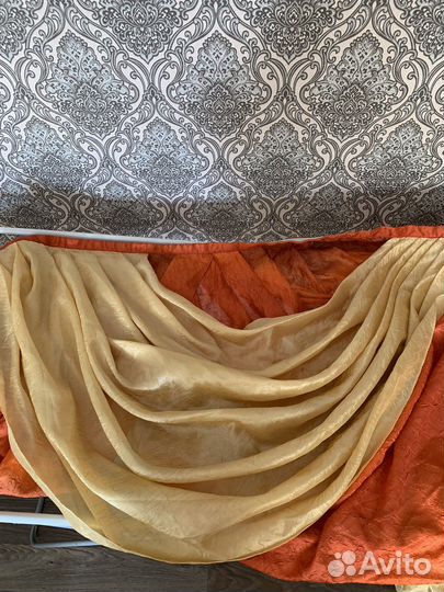 Комплект штор с ламбрикеном