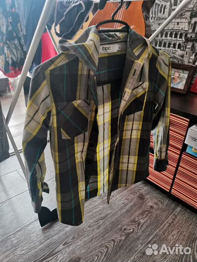 Рубашка для мальчика, с капюшоном, 128-134