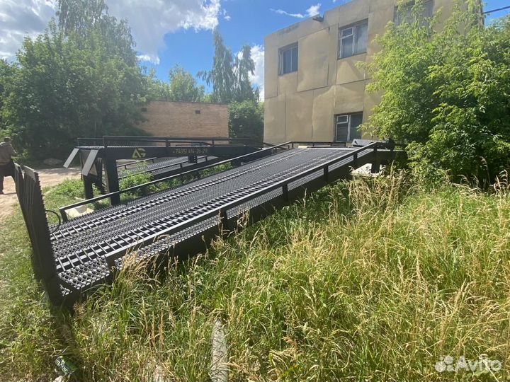 Мобильная Рампа Передвижная Эстакада Разгрузочная