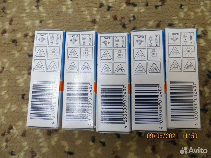 Галогеновые лампы для микроскопа 6V 20W