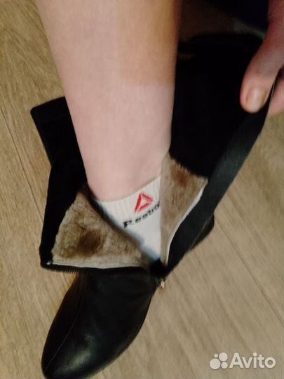 Сапоги женские зимние ботфорты