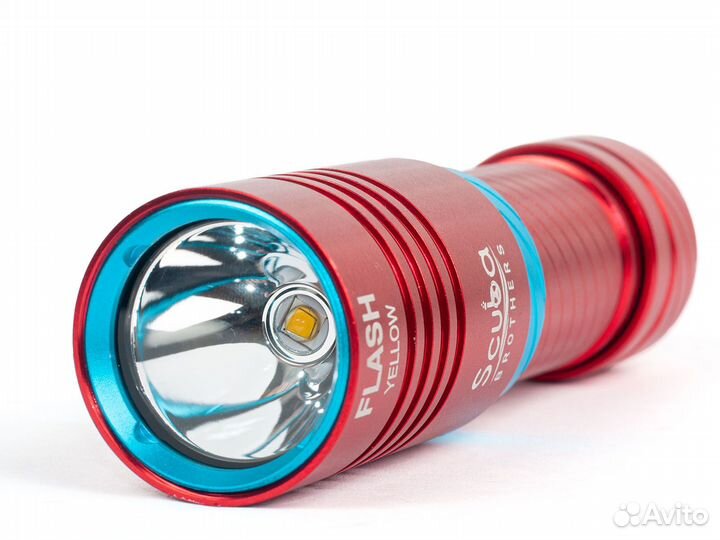 Подводный фонарь Red теплый/холодный белый свет