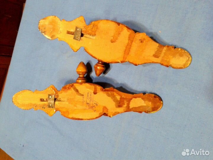 Держатель гардин. Резное дерево.СССР