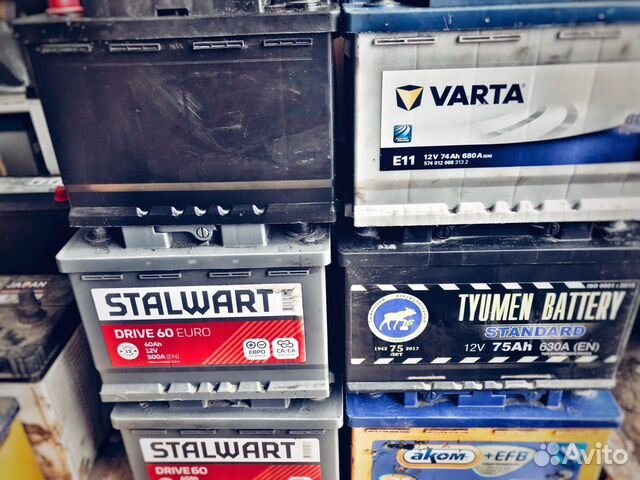 Аккумуляторы Бу 60/65/70/75/80/100/132/190