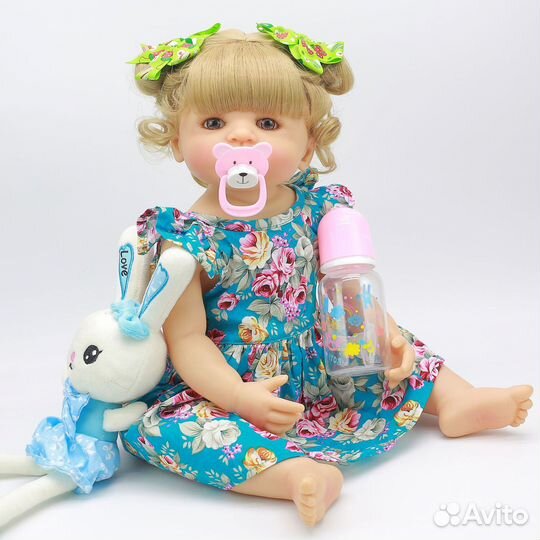Кукла реборн силиконовая,55 см