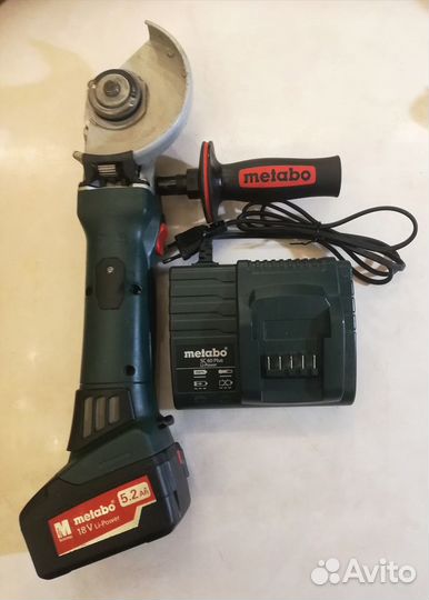 Аккумуляторная ушм Metabo WF 18 LTX 125 Quick