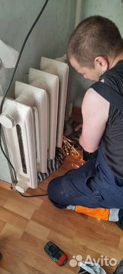 Бригада сантехников сварщиков