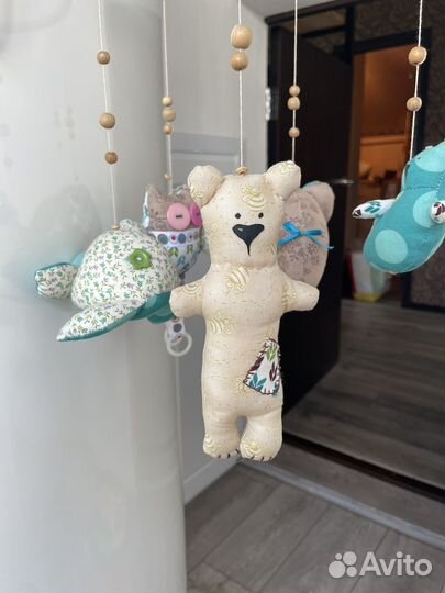 Мобиль в кроватку ручная работа с механизмом