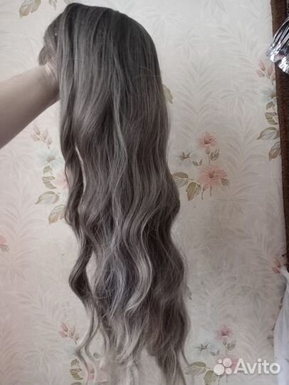 Парик пепельный блонд