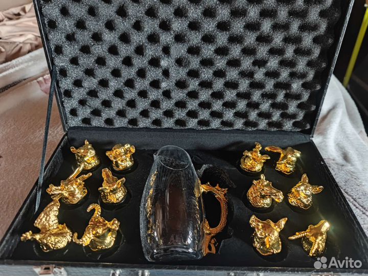 Набор рюмок перевертышей подарочный