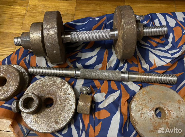 Две гантели по 10кг