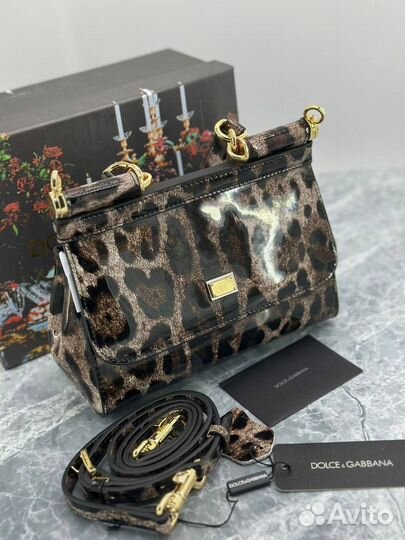 Сумка женская dolce gabbana натаральная кожа