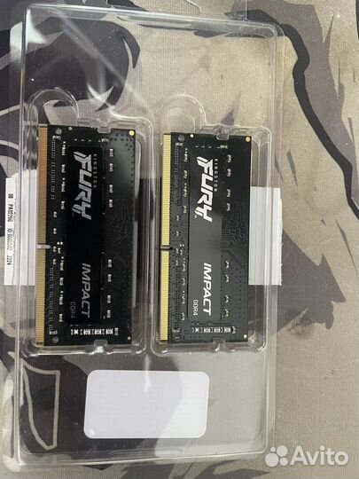 Оперативная память для ноутбука ddr4 16gb 2х8gb