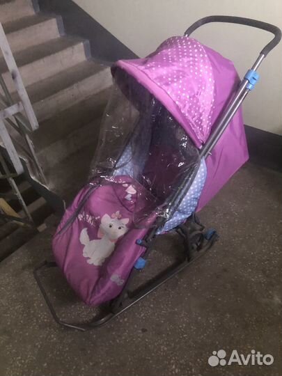 Коляска санки